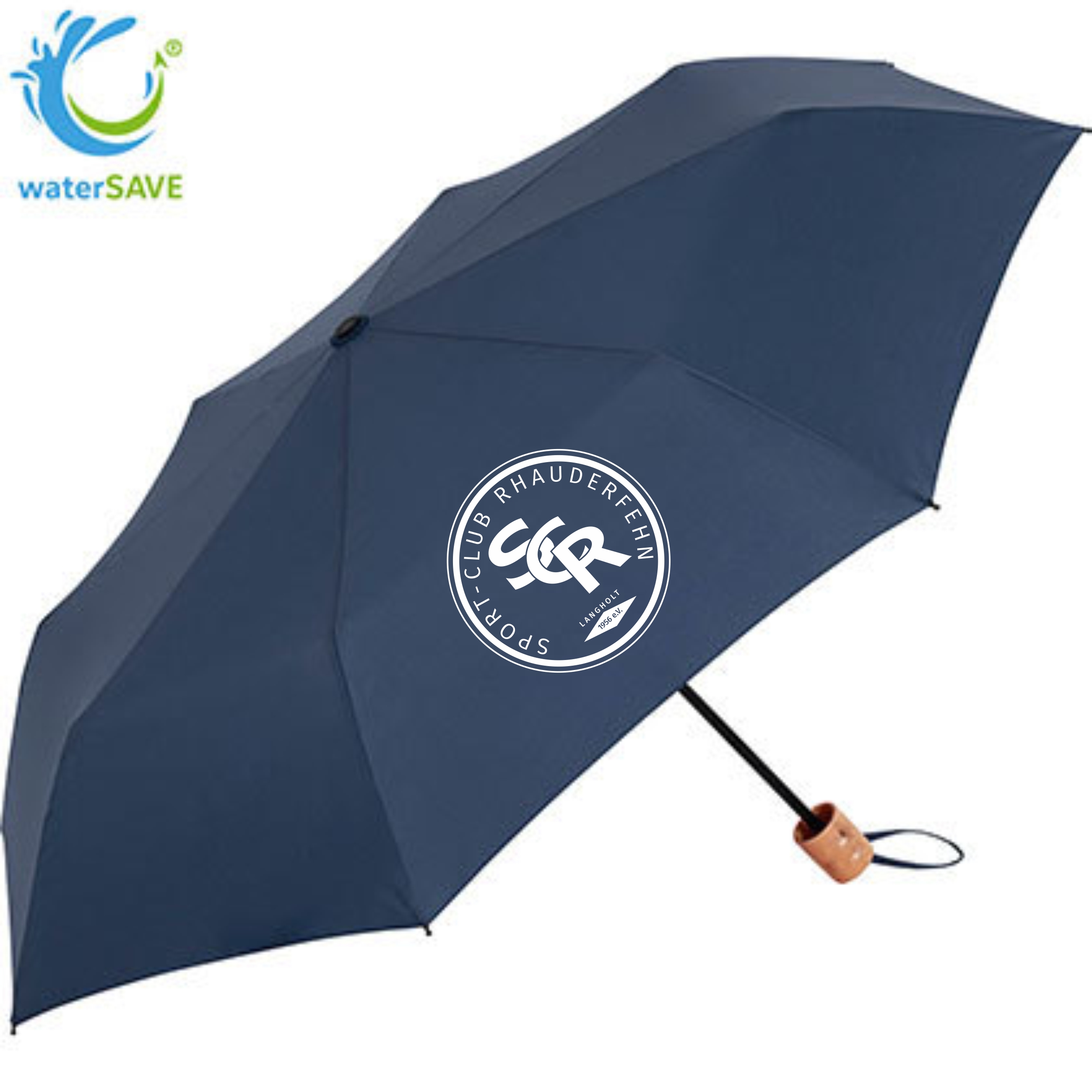 Regenschirm SCR Logo navy