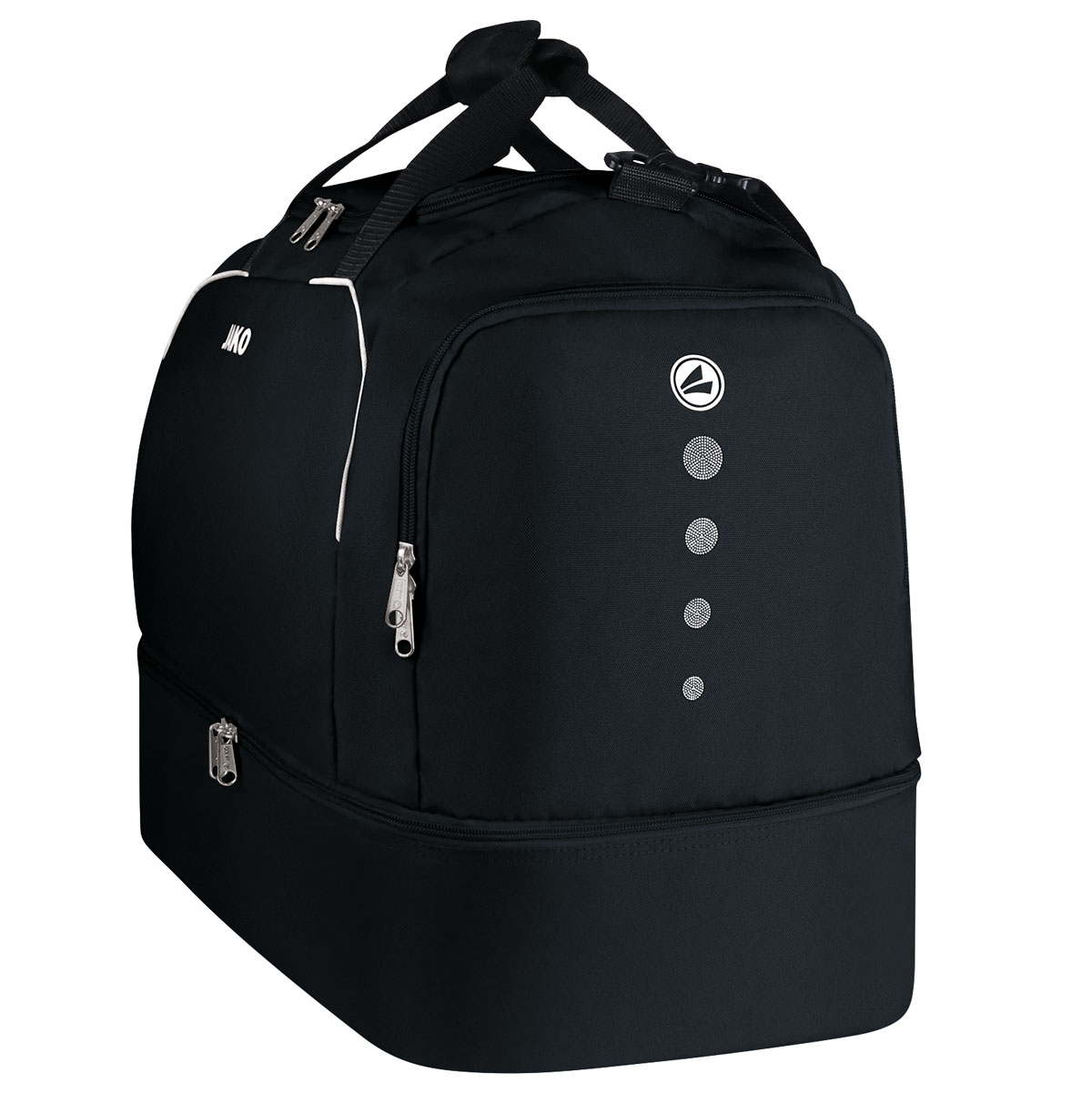 JAKO Sporttasche Classico mit Bodenfach schwarz Senior (ca. 88 Liter)