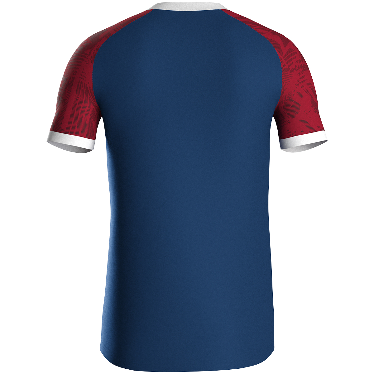 JAKO Trikot Iconic kurzarm navy/chili rot 116
