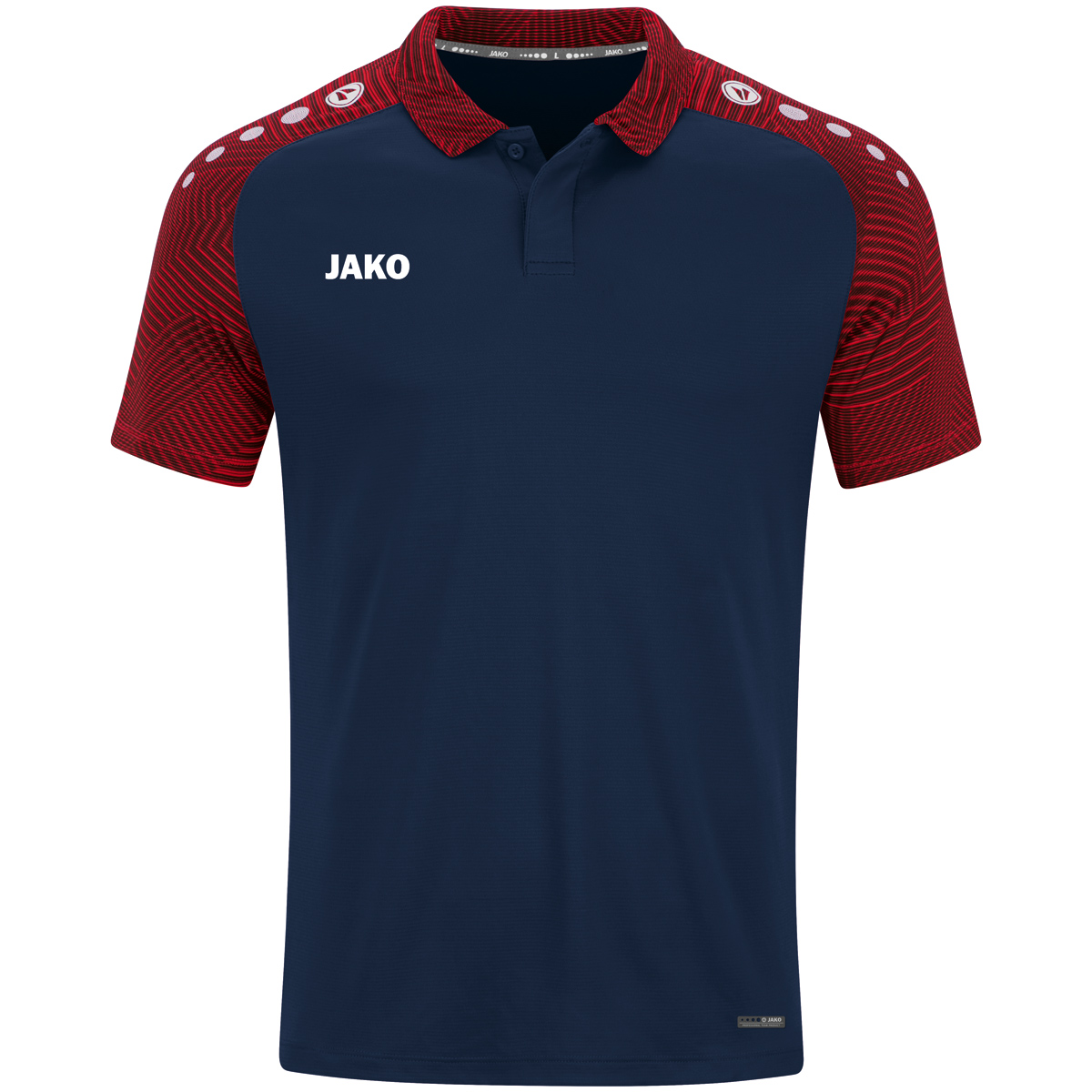 JAKO Polo Performance marine/rot XXL