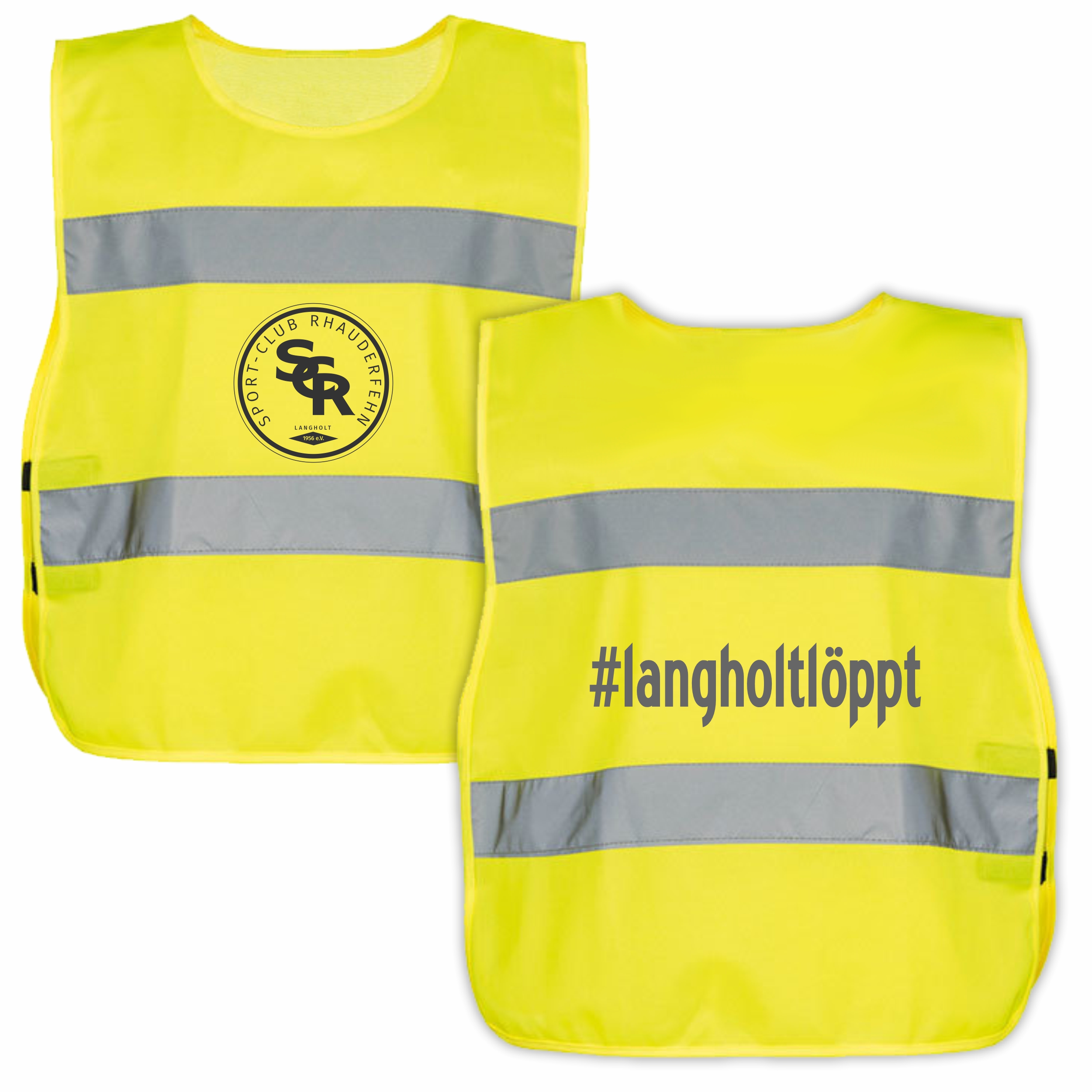 Sicherheitsweste Poncho (SCR) gelb XXL