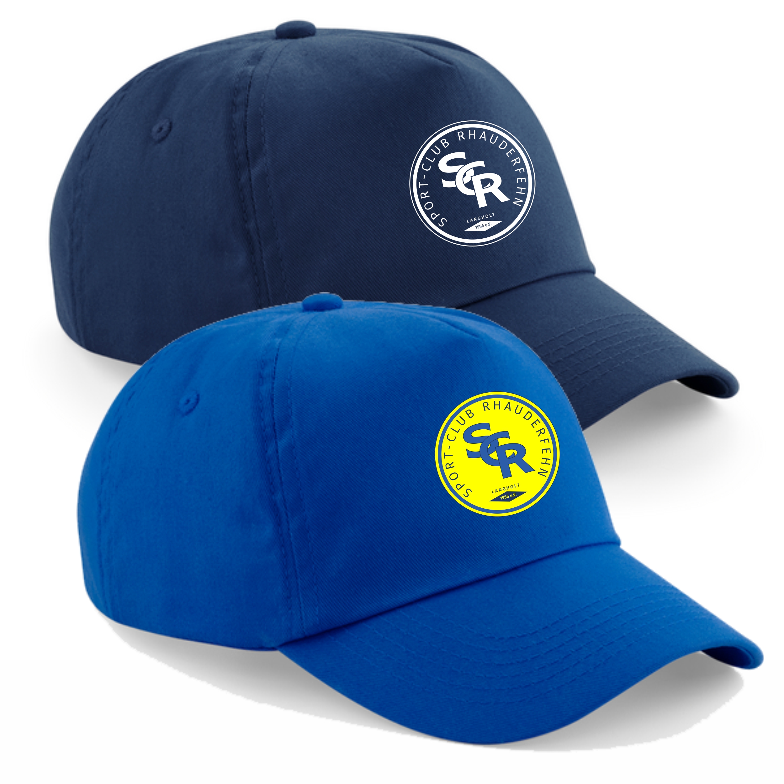 SCR Basecap Logo royal (Logo weiß)