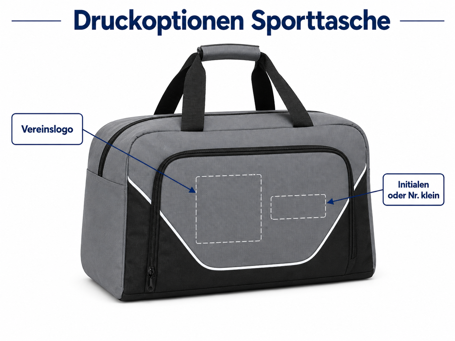 JAKO Sporttasche Iconic mit Bodenfach schwarz Senior (ca. 85 Liter)